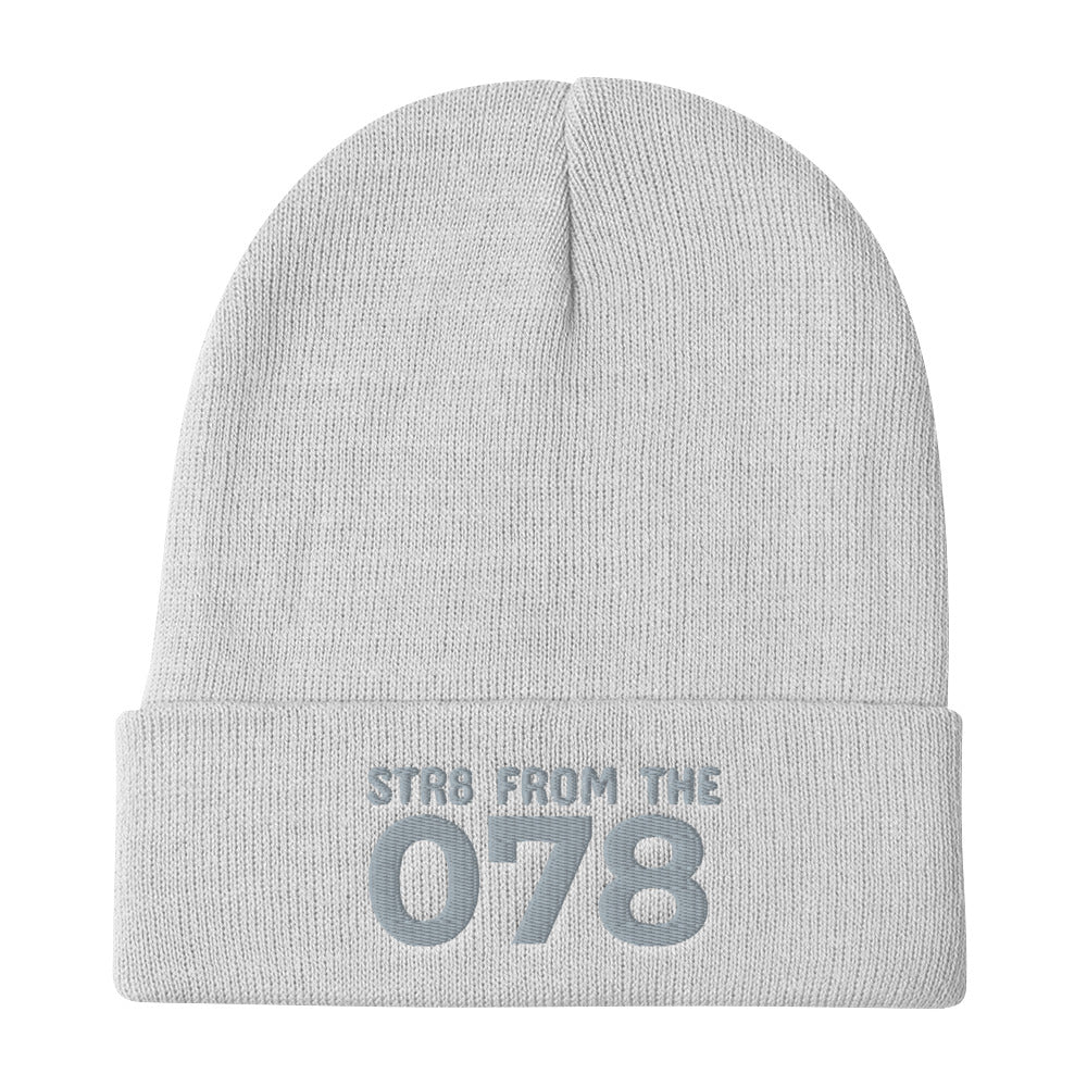 078 Embroidered Beanie