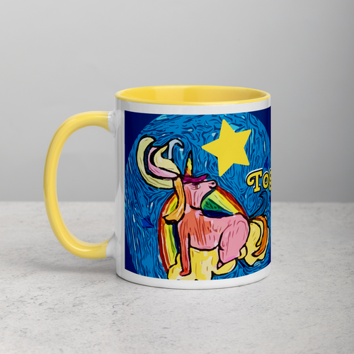 Together Unicorn Mug with Color Inside
