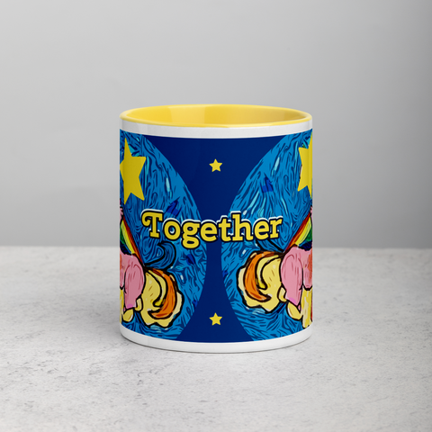Together Unicorn Mug with Color Inside